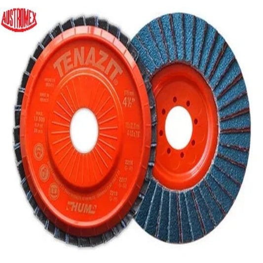 DISCO LIJA LAMINADO 4 1/2" X 7/8" (GRANO 40) 2216 TENAZIT AUSTROMEX
