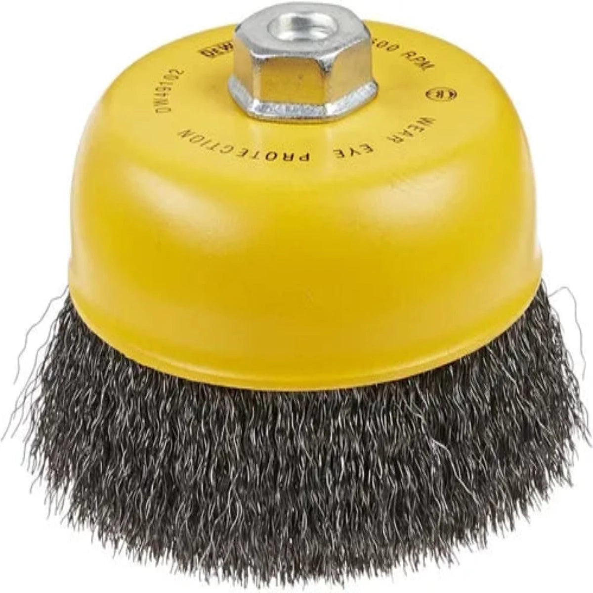 CEPILLO CARDA CIRCULAR ONDULADO 4" X 5/8" -11 ANCHO 1/2"  A.LATONADO 0.012 WESTON